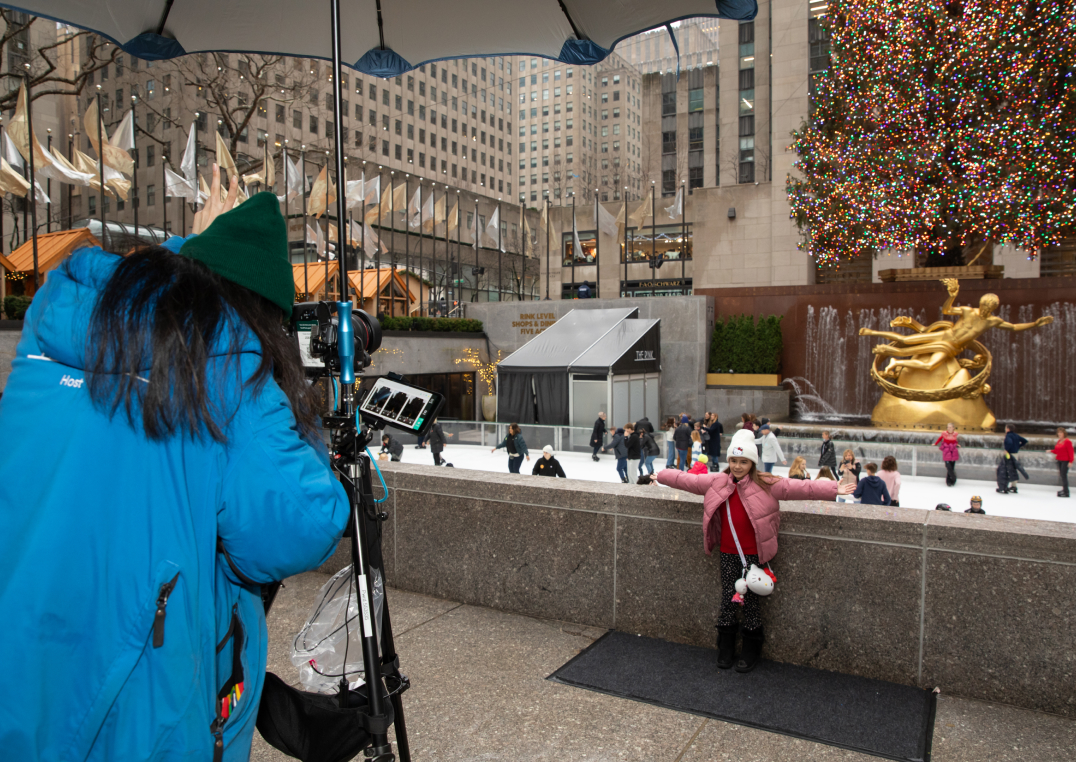 Illuminating nemories at Rockefeller Center